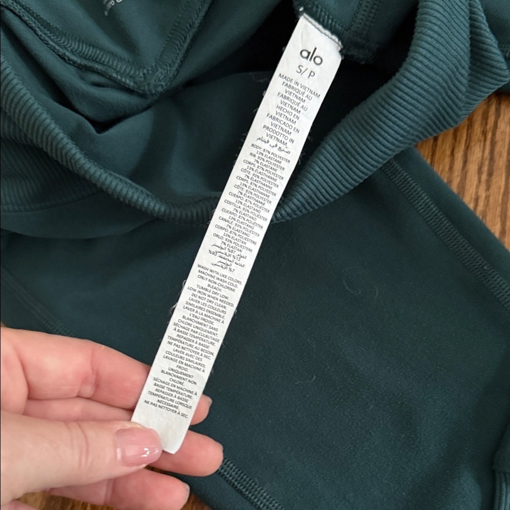 ALO Yoga Deep GreenLeggings -matching bra listed separate - Picture 5 of 9